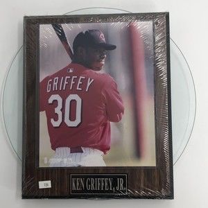 Ken Griffey Jr Cincinnati Reds Photo Plaque MLB Wall Hanging Engraved 10x13 FLAW